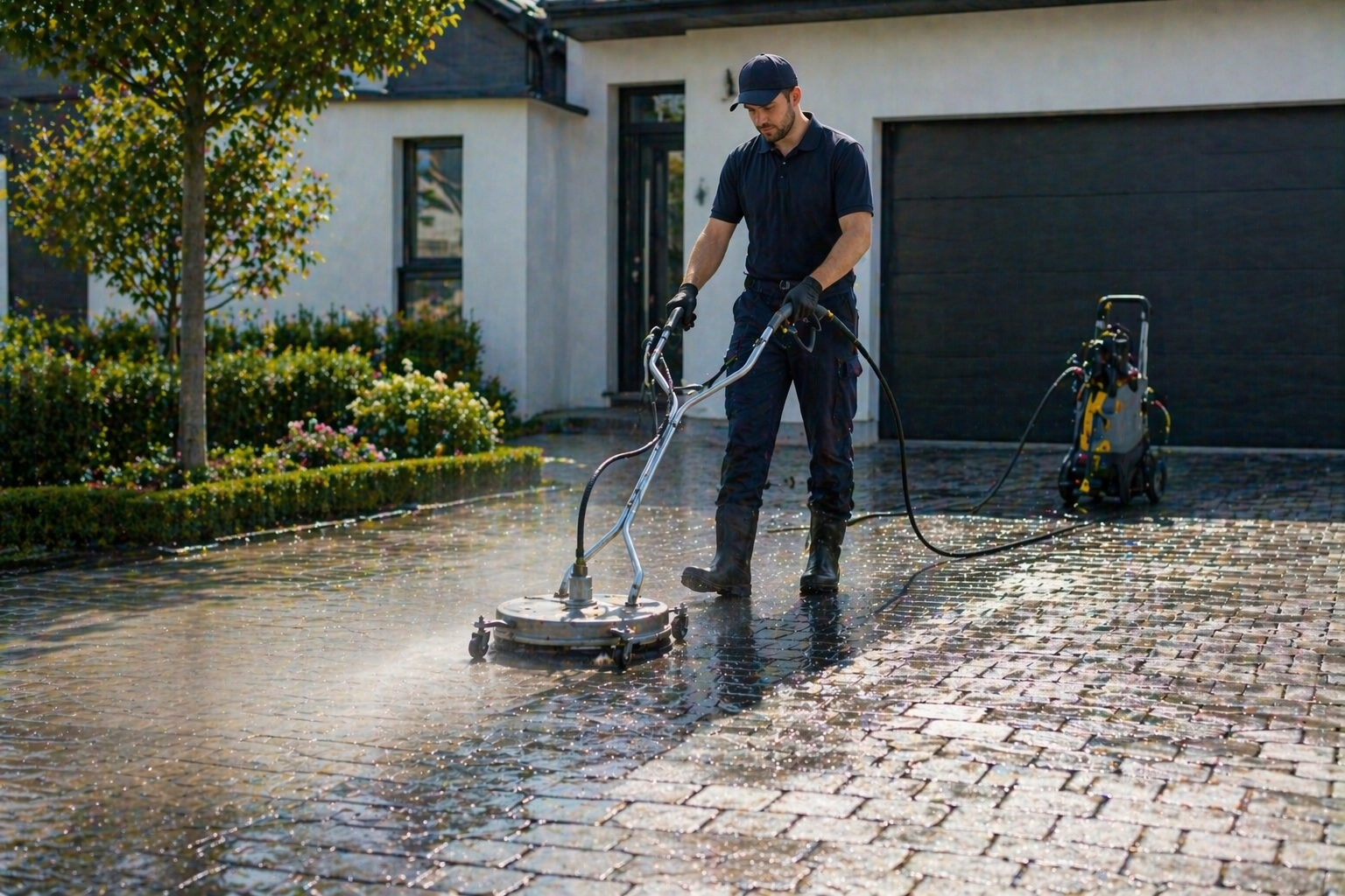 Pflasterstein Reinigung